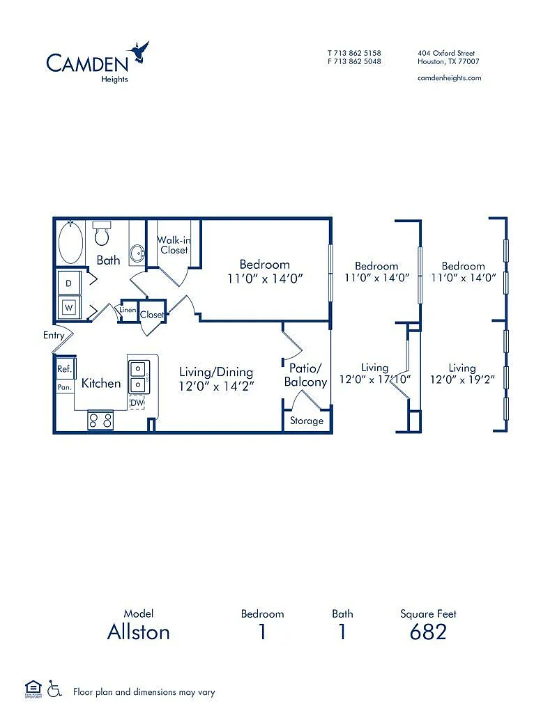 Floor plan The Allston