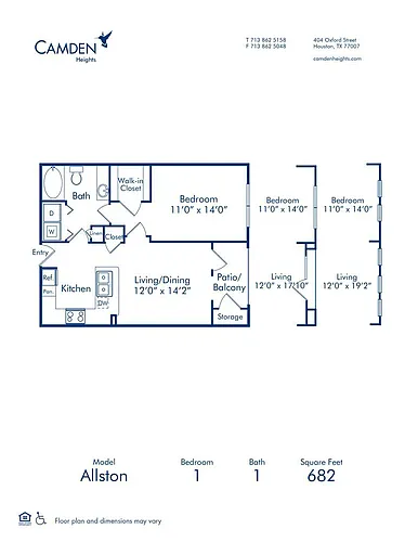 Floor plan The Allston