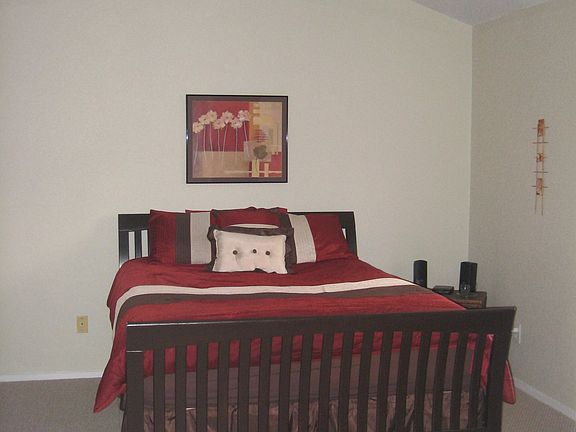 Vaulted master bedroom