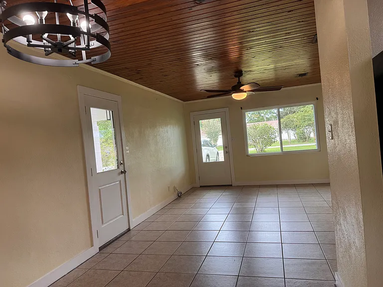 from dining room to living room