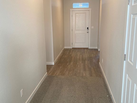 Looking back at the front door from the great room