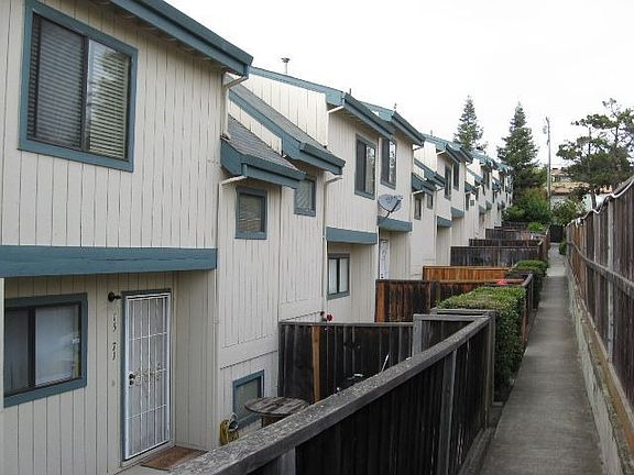 Community (front) looking uphill toward Maubert