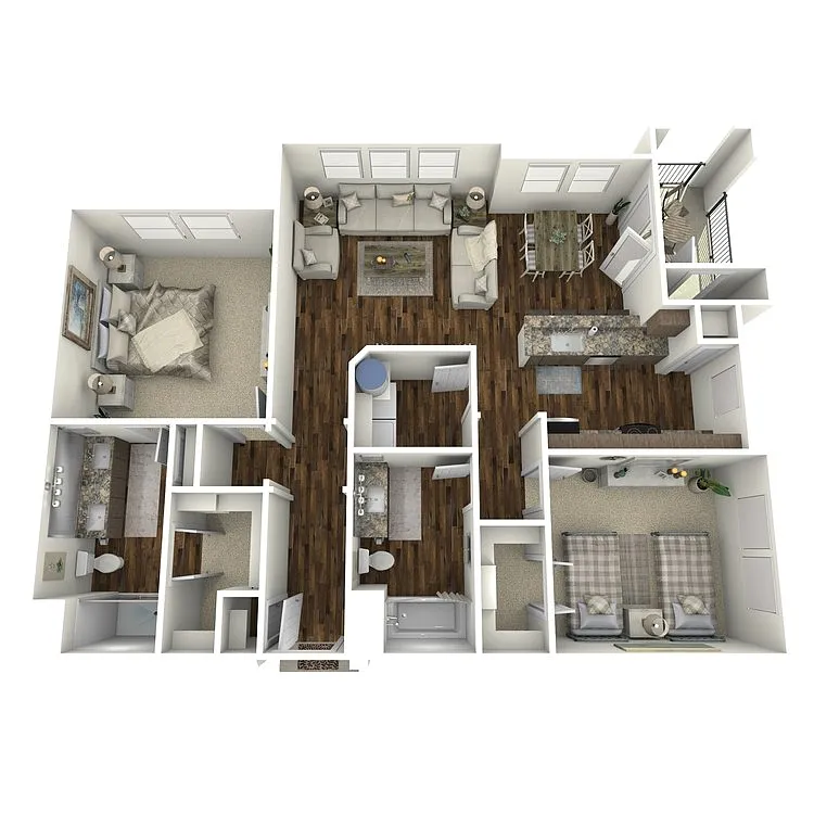 Floor plan B3
