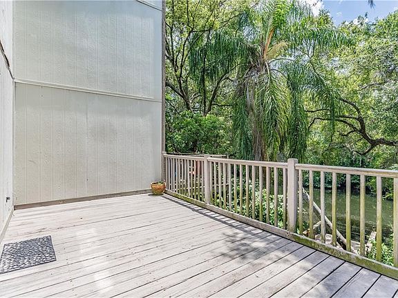 Back deck overlooking the Hillsborough River