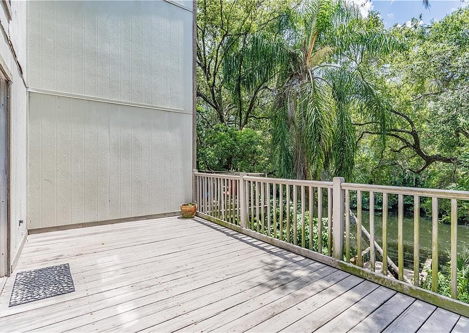 Back deck overlooking the Hillsborough River