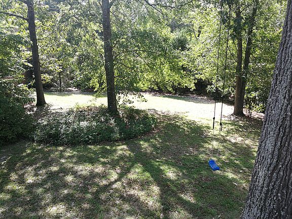 Spacious fenced backyard