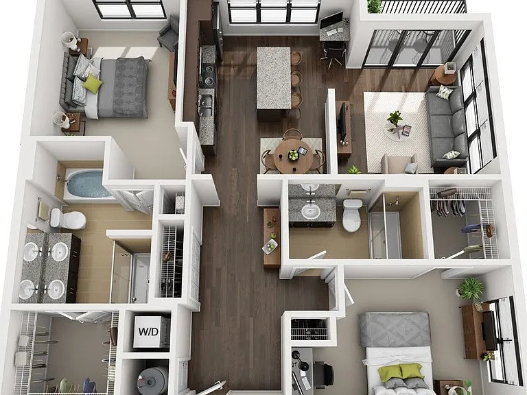 B4 floor plan The Four
