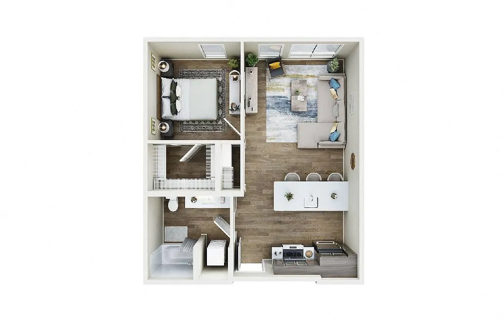 Floor plan 1X1 - C7