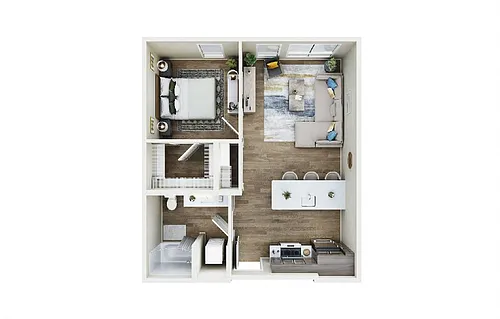 Floor plan 1X1 - C7