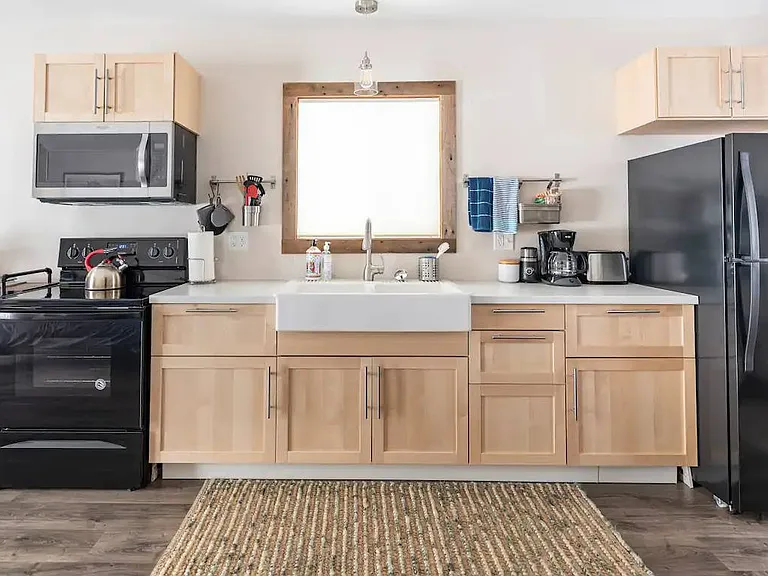 Fully stocked kitchen