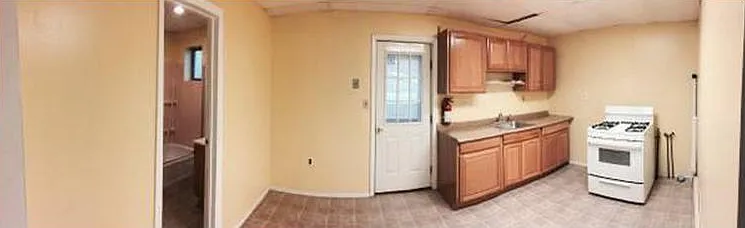 Eat in Kitchen, Bathroom to the left.