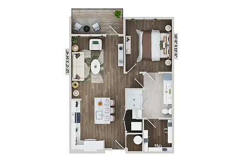 Floor plan A8A