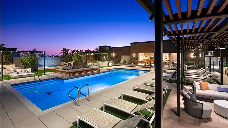 The Aqua Deck Rooftop Pool