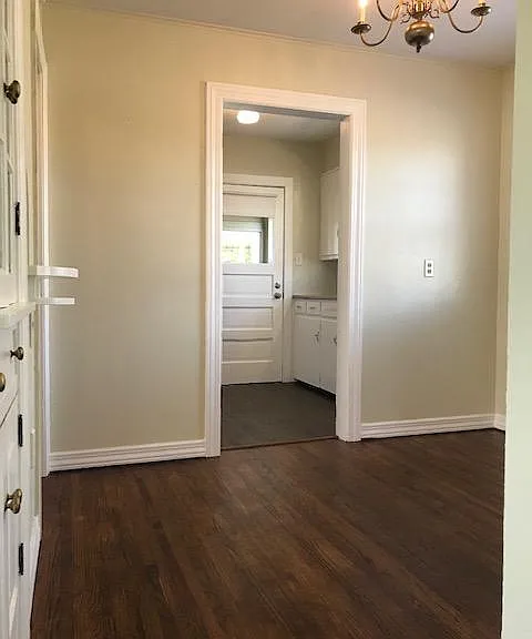 dining room, looking into kitchen