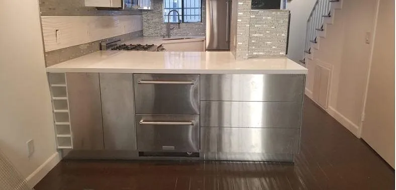 looking into kitchen.. etra refrigerator and storage - 11630 Chenault St #3