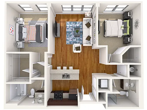 Floor plan Landing