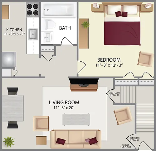Floor plan Franklin Classic
