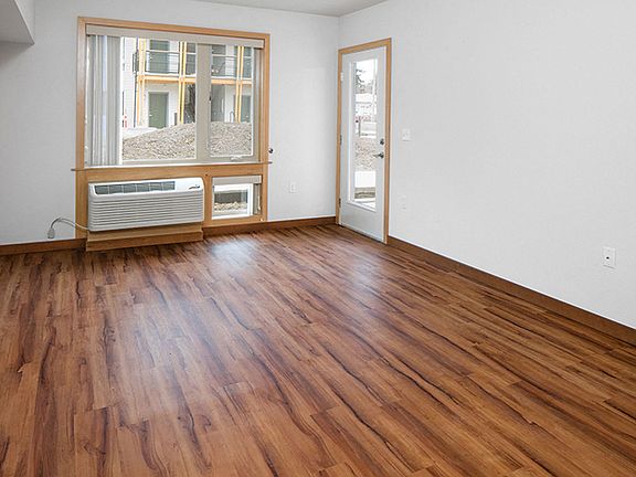 The homes also feature air conditioning and lots of natural light.