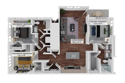 Floor plan The Hub (C1)
