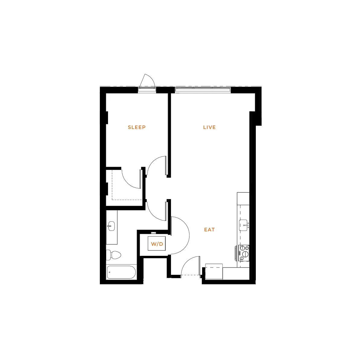 Floor plan A-BMR