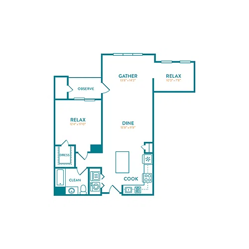 Floor plan Crest