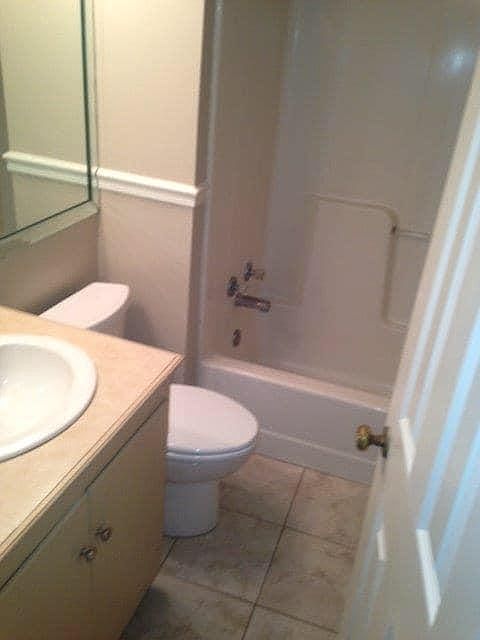 Bathroom is about 6_ x 7_