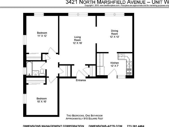 2nd image of 3421 N Marshfield Ave APT 1W