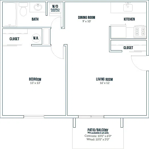 Floor plan 1X1