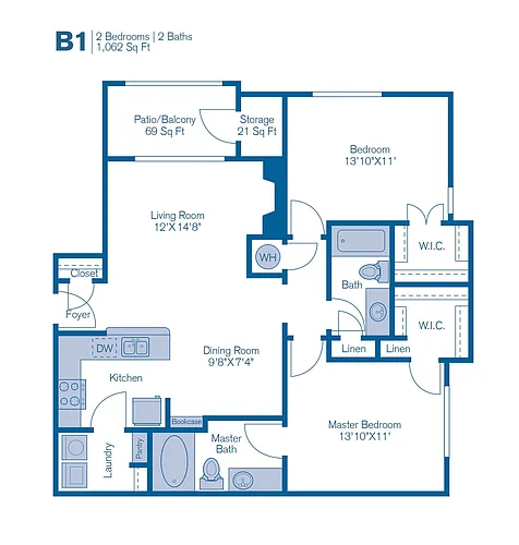 Floor plan B1