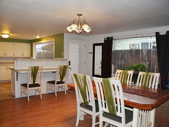 Dining view to kitchen