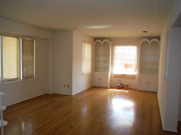 Living room with built ins