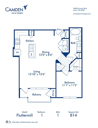 Floor plan Fluttermill