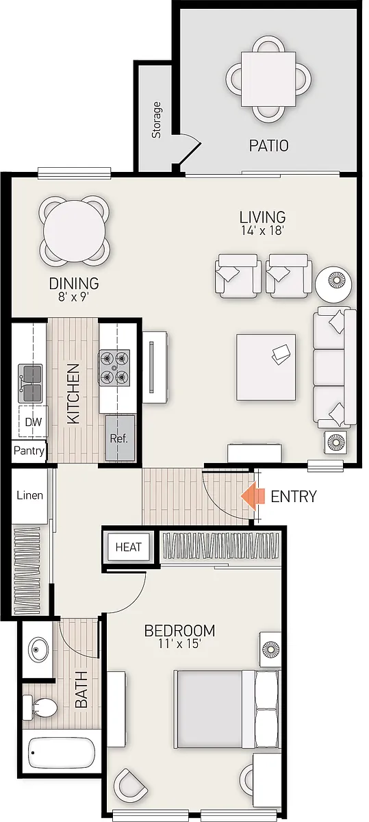 Floor plan Plan 1