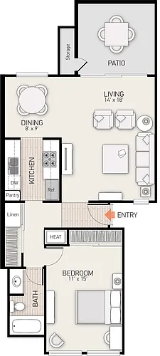 Floor plan Plan 1