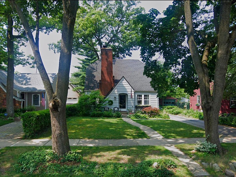 The house from the street.