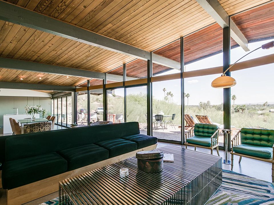 light and airy living room with amazing views