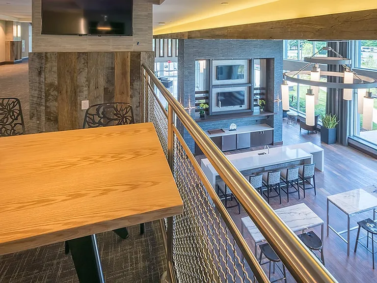 Second floor resident clubhouse space