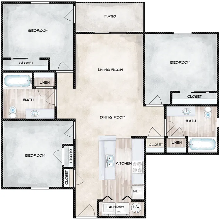 Floor plan Gila