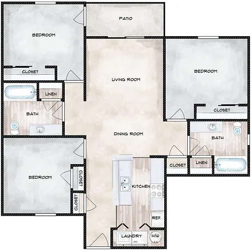 Floor plan Gila