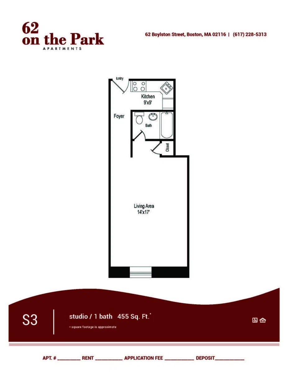 Floor plan Studio