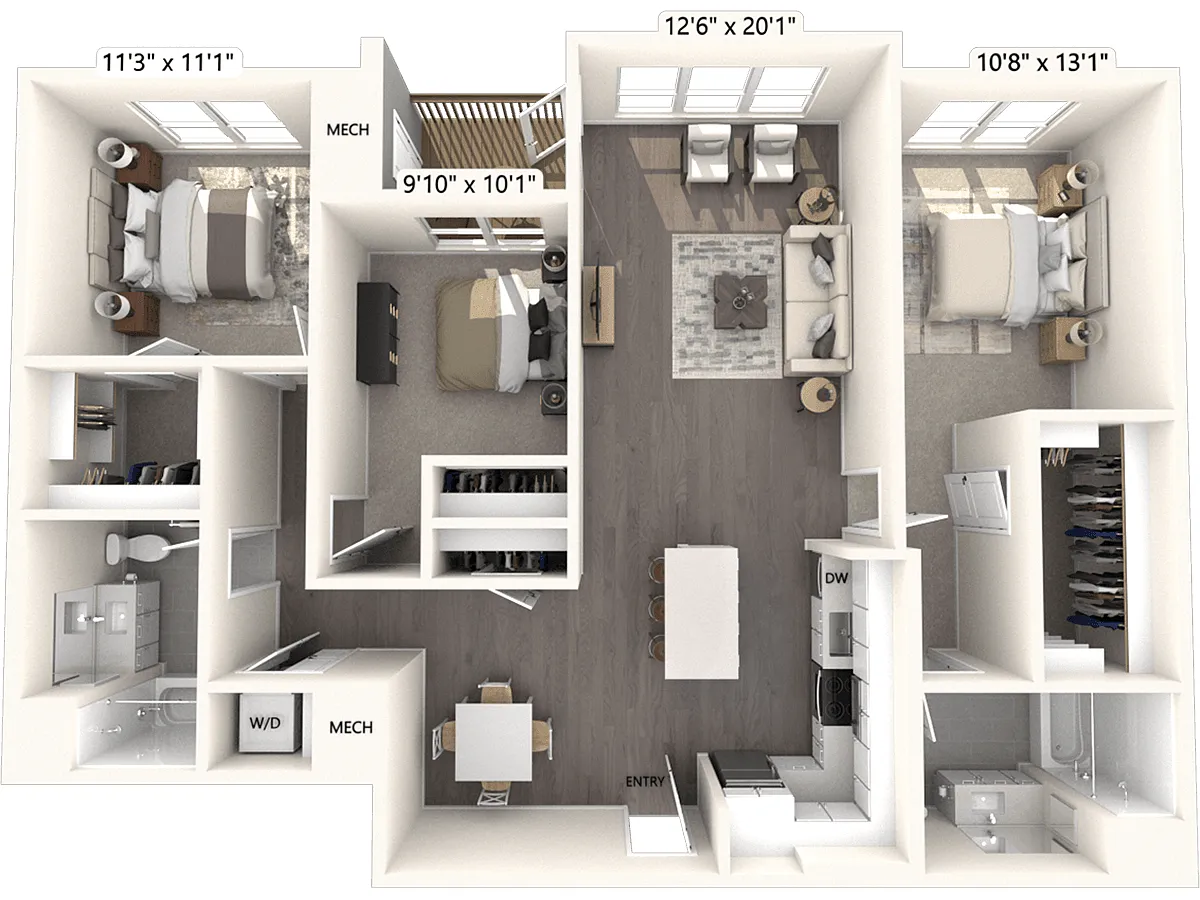 Floor plan C07AF