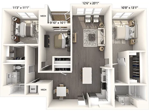 Floor plan C07AF