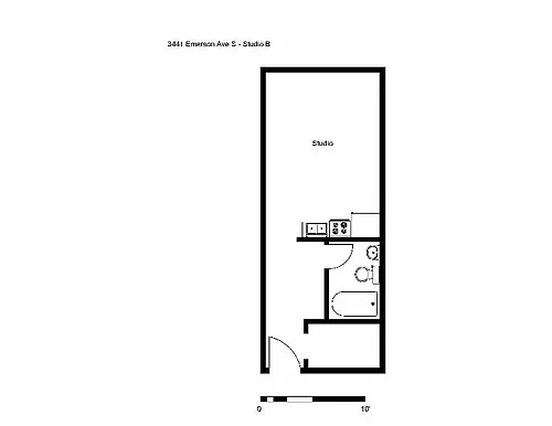 Floor plan Studio