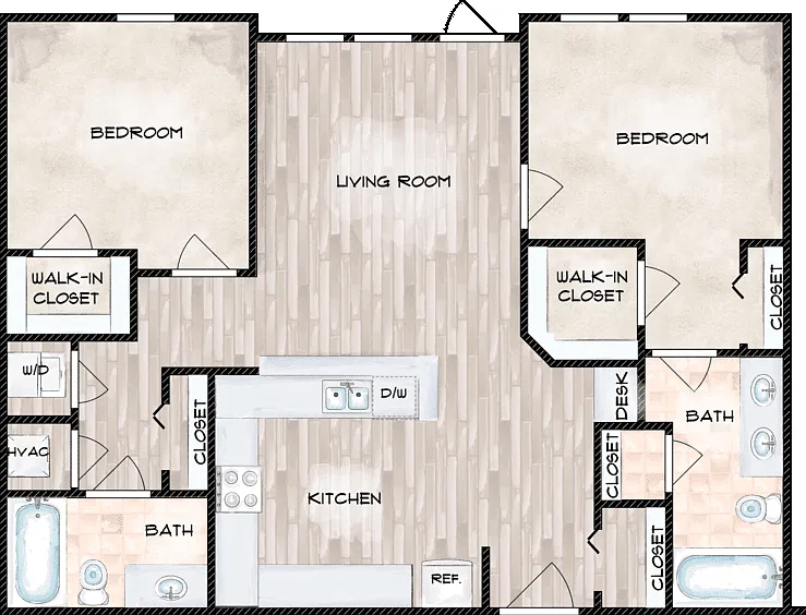 The Monroe Floorplan Diagram