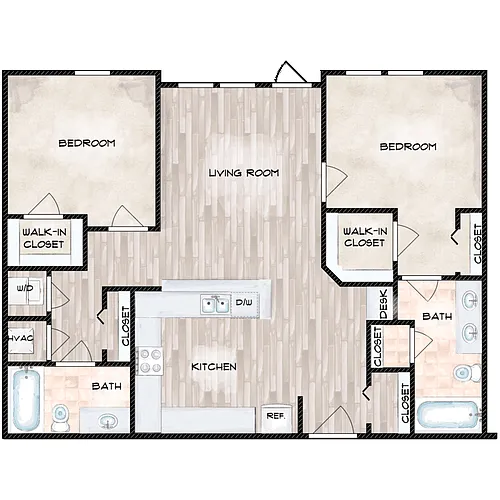 Floor plan The Monroe