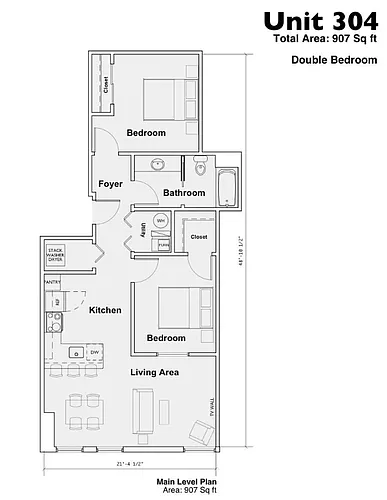 Floor plan 304