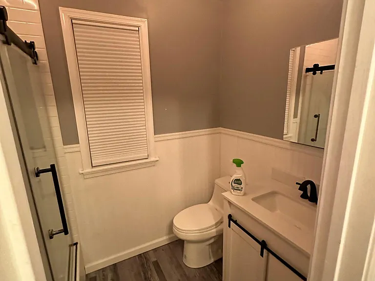 First floor full bathroom