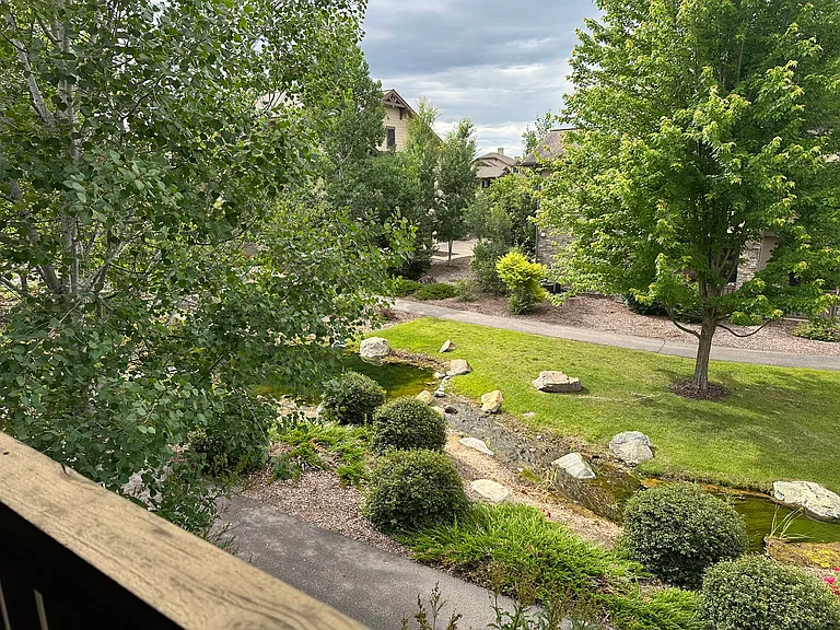View from deck