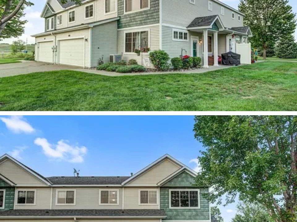 Townhome exterior and yard