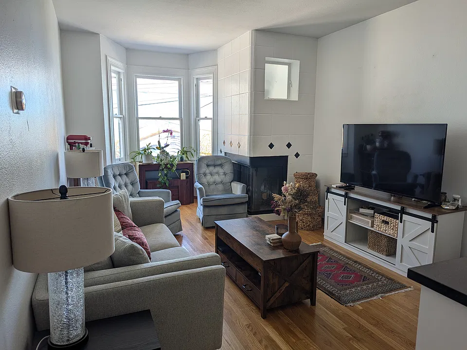 Living and dining area.
